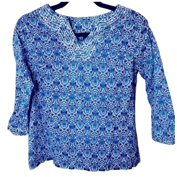 100% cotton Talbots tunic size small petite in excellent like new condition - Picture 1 of 4